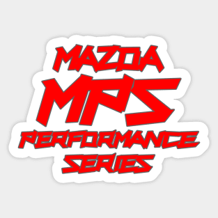 MPS, mazda performance series, Mazdaspeed (3) Sticker